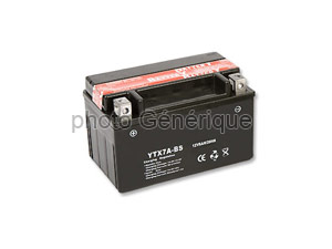 Batterie 12V 6Ah LARGE sans entretien YTX7A-BS quad / buggy