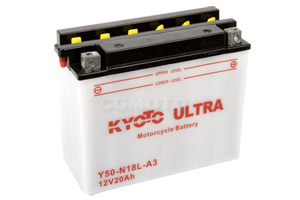 batterie Y50-N18L-A3 L 206mm W 91mm H 164mm