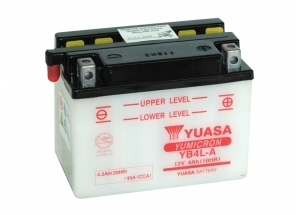 batterie YB4L-A L 121mm W 71mm H 93mm