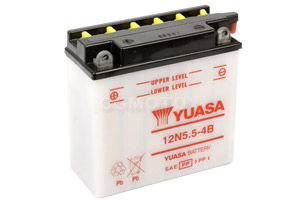 batterie 12N5.5-4B L 138mm W 61mm H 131mm