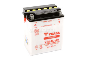 batterie YB14L-A2 L 135mm W 91mm H 167mm