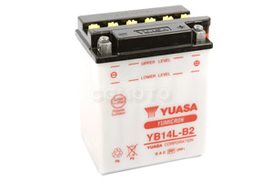 batterie YB14L-B2 L 135mm W 91mm H 167mm