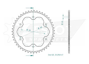 Kit chaine BMW F650 GS