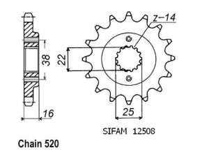 Kit chaine Ducati 600 Ss