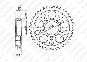 Kit chaine Ducati 748 R