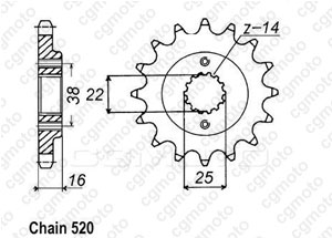 Kit chaine Ducati 800 Sport / Ss