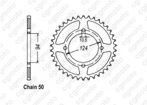 Kit chaine Honda Cb 500 F