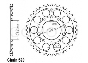 Kit chaine Honda Ctx 700