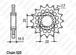 Kit chaine Ktm 950 Adventure