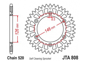 Kit chaine Suzuki 250 Rmx