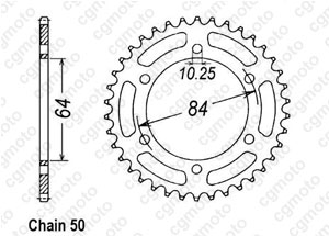 Kit chaine Suzuki Gs 400