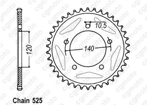 Kit chaine Suzuki Gsx-r 600