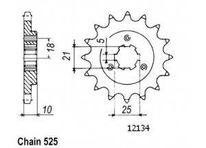 Kit chaine Suzuki Dr 650 Se