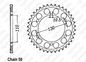 Kit chaine Suzuki Gsx-r 1000