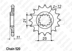 Kit chaine Husqvarna 250 Wr