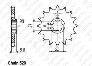 Kit chaine Husqvarna 360 Wr