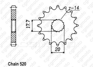 Kit chaine Yamaha Yz 125