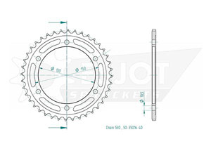 Kit chaine Yamaha Fzr 600