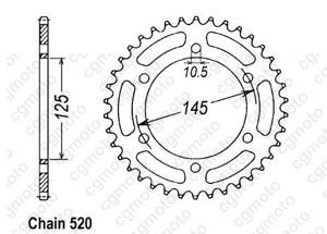 Kit chaine Yamaha Xtz 750 Super Tenere