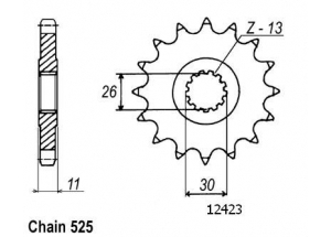 Kit chaine Yamaha Mt-09