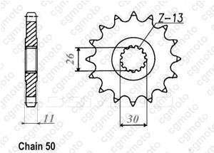 Kit chaine Yamaha Yzf 1000 R1