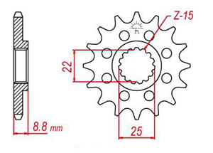 Pignon TT Esjot Lightweight