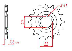 Pignon TT Esjot Lightweight