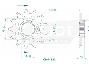 Pignon TT Esjot Lightweight