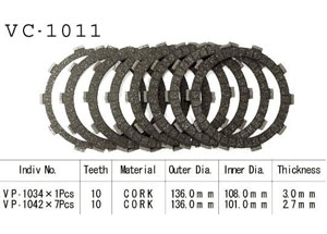 Kit Disques d'Embrayage Garnis Xrv650 Africa-Twin 1988/1990