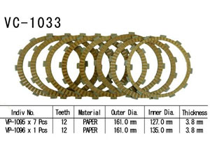 Kit Disques d'Embrayage Garnis Gl1800 Gold Wind 2001/2002