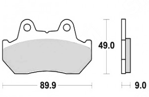 Plaquette Vesrah Carbone