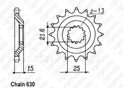 Pignon Gpz 750 Unitrak 83-89