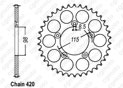 Couronne Ktm 60/65 Sx 98-02